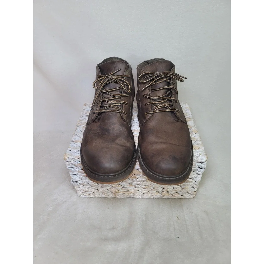 Sorel Madson Chukka Waterproof Brown Leather Boots Mens 11.5 Gorpcore Hiking